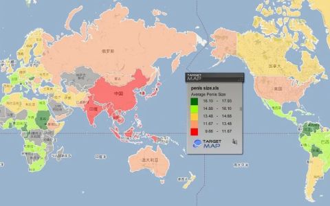 亚洲人平均长度：9.66-13.48cm