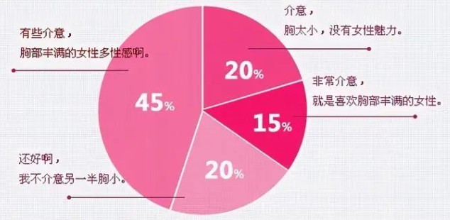 男生喜欢胸大一点还是小一点